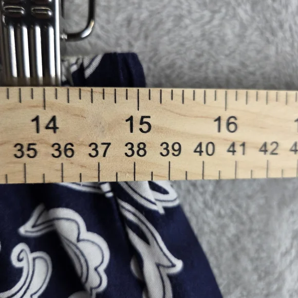 Jantzen Blue and White Wide Leg Pants - Picture 3 of 7